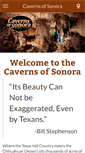 Mobile Screenshot of cavernsofsonora.com